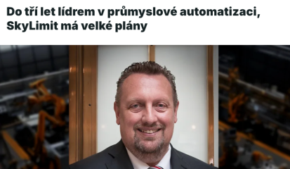 Do tří let lídrem v průmyslové automatizaci, SkyLimit má velké plány